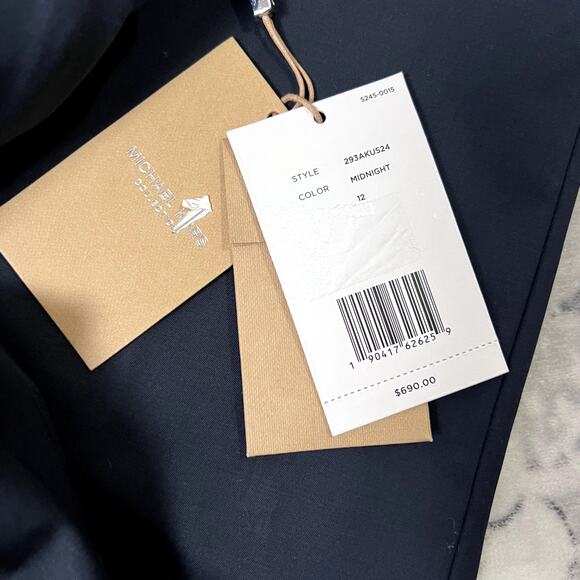 Michael Kors Collection Stretch Cotton Twill Sam Pants Sz12 - Picture 5 of 8